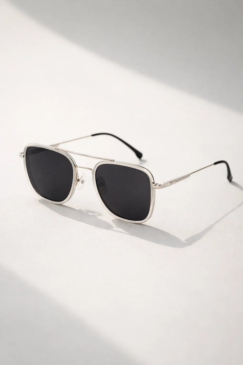 VEGAS Full Rim Square Unisex Grey  Sunglasses V2070 S C1 - Image 1